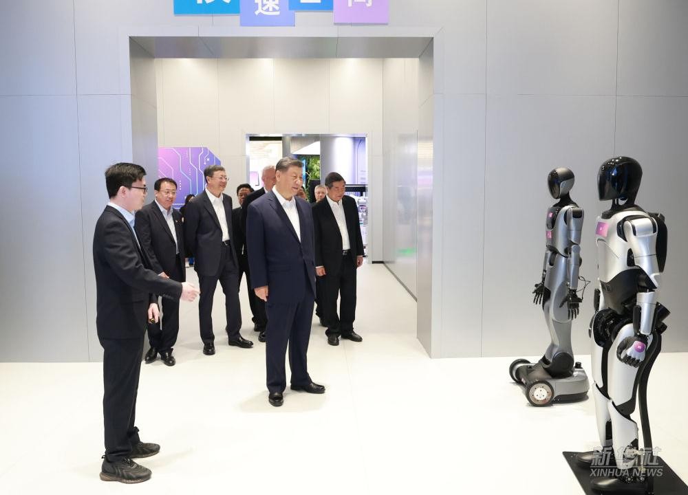 习近平总书记到上海调研，jiuyou九游ninegame代表具身智能行业汇报进展